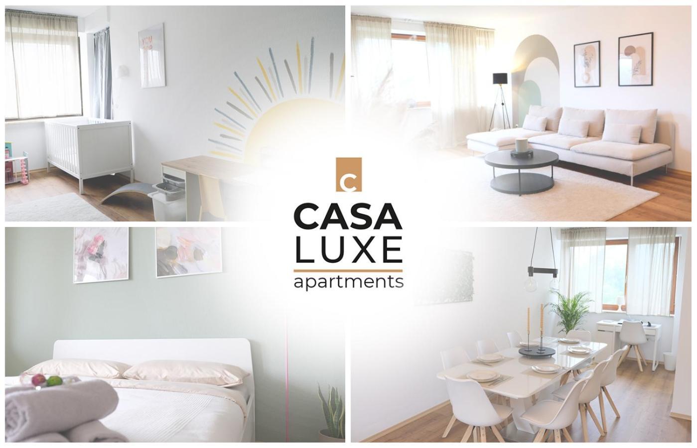 Casa Luxe - 120Qm - Zentral - Familienfreundlich - Parkplatz - 5Km Zum Legoland Daire Günzburg Dış mekan fotoğraf